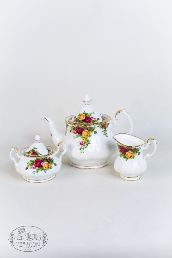 Royal Albert Old Country Roses 3Piece Tea Set