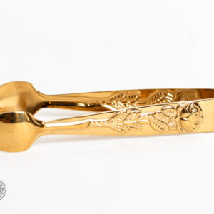Online Tea Shop Gifts for Tea Lovers Rose Handle Sugar Tongs gold