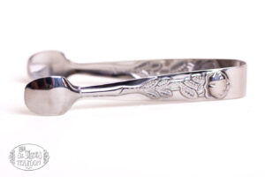 Online Tea Shop Gifts for Tea Lovers Rose Handle Sugar Tongs Silver Plated