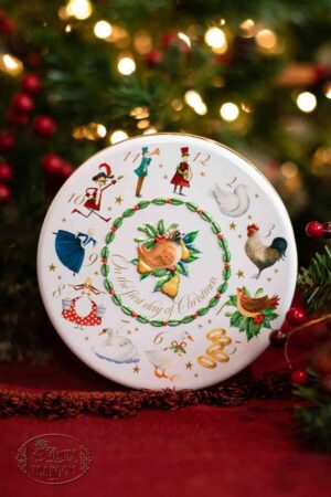 Online Tea Shop Gifts for Tea Lovers Farmhouse 12 Days Tin Lid