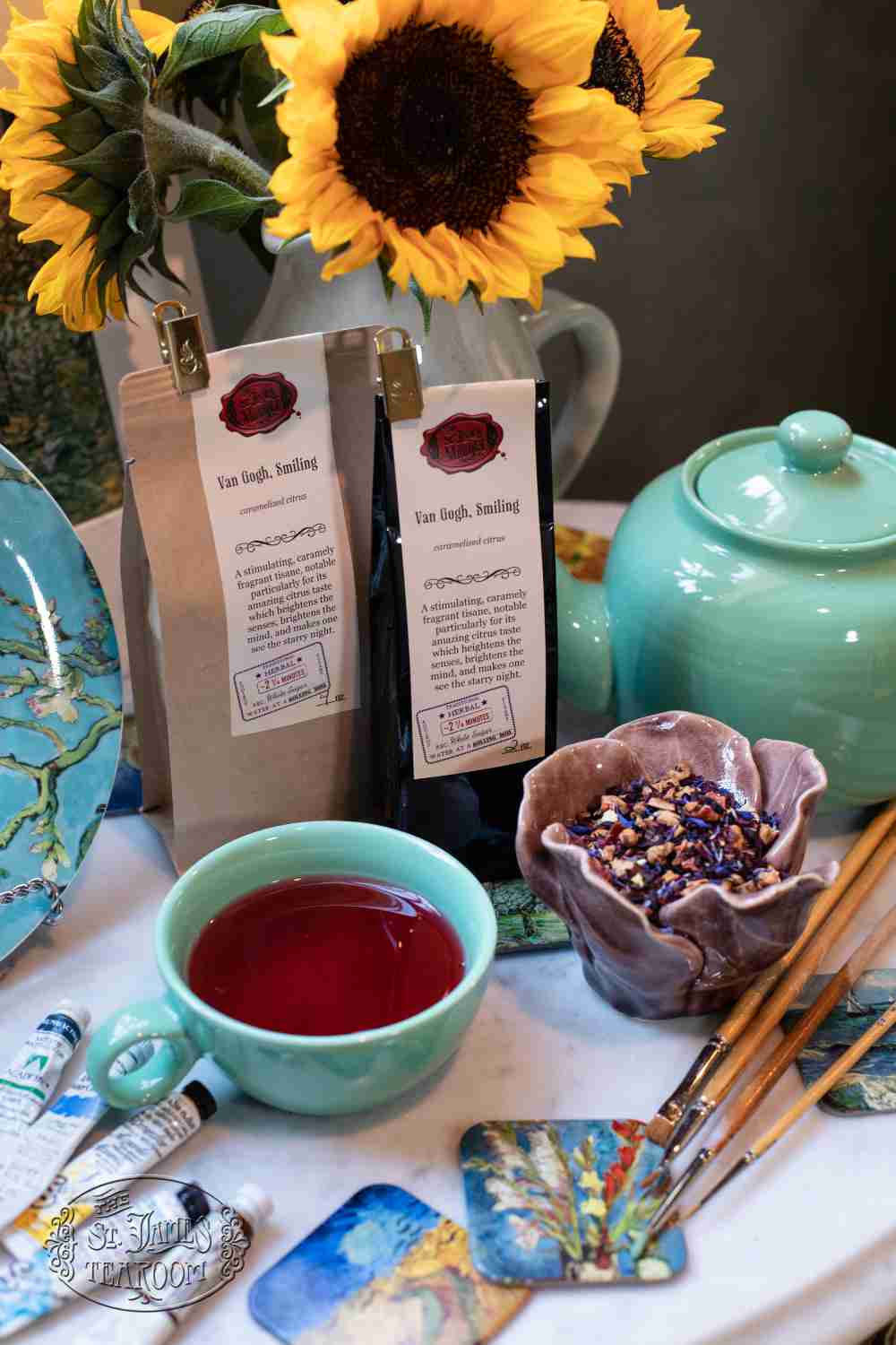 Online Tea Shop Buy Herbal Teas and Tisanes Princess Teas - Van Gogh Smiling
