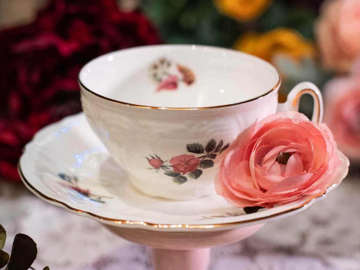Fine China: Anna Garden Bone China (Cup & Saucer) - St. James SHOP