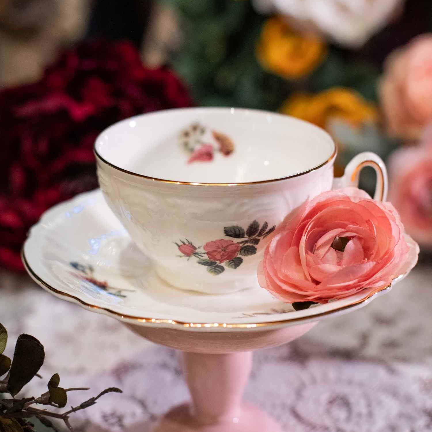 Fine China: Anna Garden Bone China (Cup & Saucer) - St. James SHOP