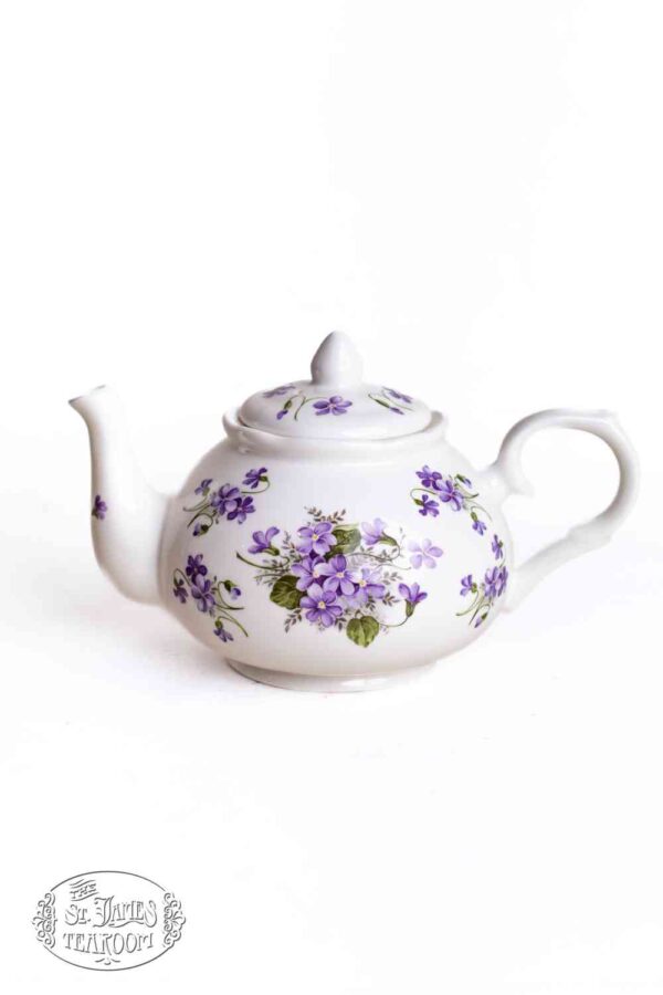 Online Teashop Gift for Tea Lovers Teapot Violets