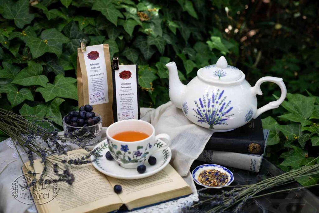 Online Tea Shop Loose Leaf Herbal Teas - Midsummer Rendezvous Blueberry Tea