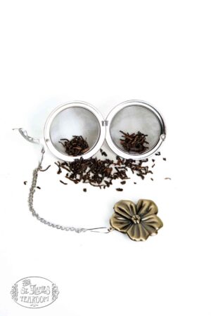 Online Teashop Tea Infusers Strainers and Accessories Tea Ball Flower Charm with Loose Tea