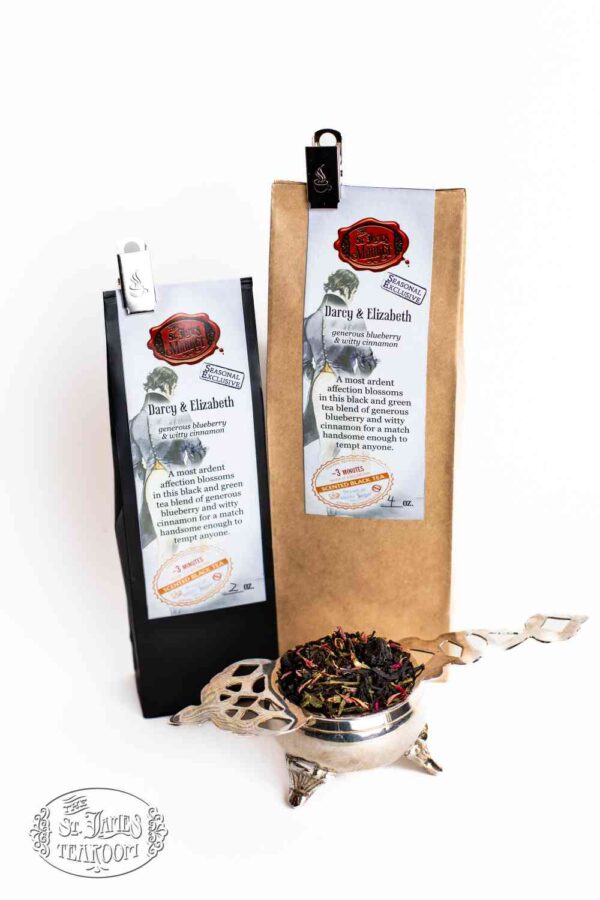 Online Tea Shop Loose Leaf Black Tea- Darcy and Elizabeth in Bags