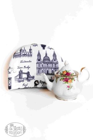 St James Tearoom online teashop gifts for tea lovers Westminster Tea Cozy with a teapot