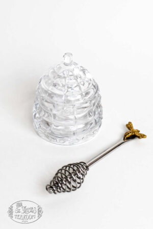 St James Online Tea Shop Honey Dauber Bee Handle with a jar