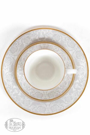 OnlineTeaShopStJamesChinaVictorianDamaskCupSaucerPlateSet