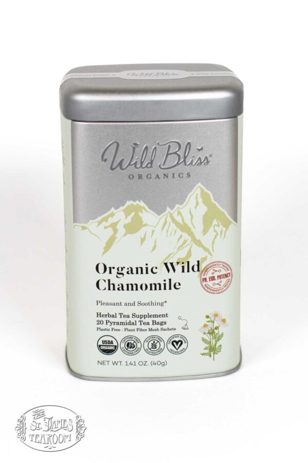 St.James Online Teashop Sachets Organic Chamomile Tea sachets - Caffeine Free Calming Herbal Support