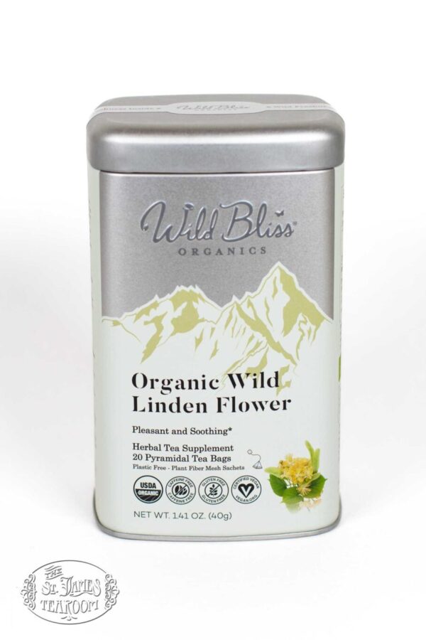St.James Online Teashop Sachets Organic Linden Flower Tea sachets - Caffeine Free Herbal Support