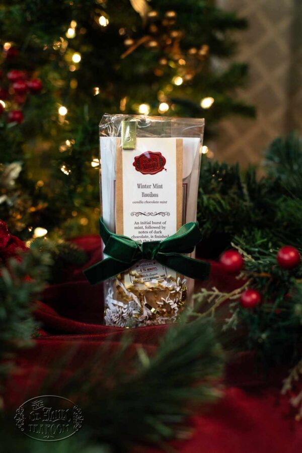 St James Tearoom Online Tea Shop - Tea and Chocolate Bundle Almond Herbal Under Tree