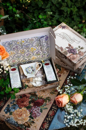 St James Online Tea Shop - Celebrations Gift Set Floral Quote Box