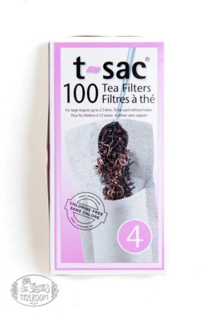 St James Tearoom Online Shop - T-sacs Tea Filters Size 4