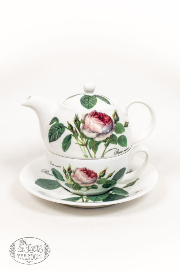 st james tearoom albuquerque tea Gifts for tea Lovers redoute rose tea for one