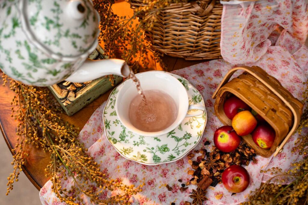 St James Tearoom Online Tea Shop - Sunlit Orchard herbal tisane tea