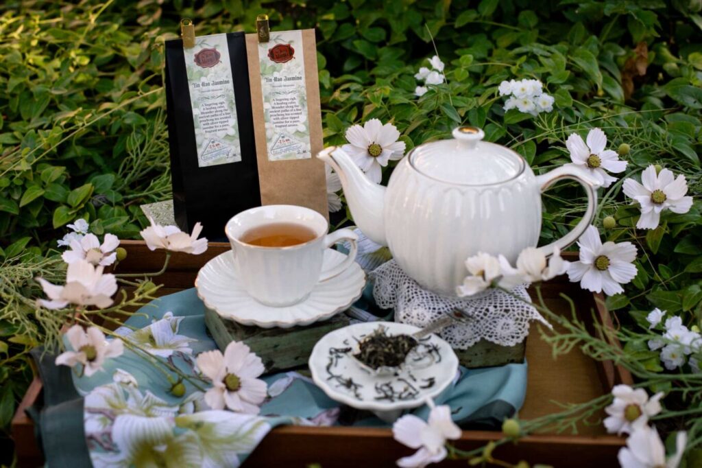 St James Tearoom Online Tea Shop - Yin Hao Jasmine floral pouchong tea